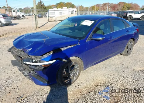 2024 Hyundai Elantra Limited from USA, damaged, VIN KMHLP4DG6RU686358